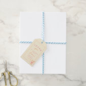 Cocktail Bruiloftsborrel Cadeaulabel (Met Touw)