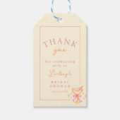 Cocktail Bruiloftsborrel Cadeaulabel (Voorkant)