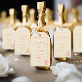 Cocktail Bruiloftsborrel Cadeaulabel