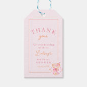 Cocktail Bruiloftsfeest Cadeaulabel (Voorkant)