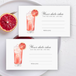 Cocktail Bruiloftsfeest - Uitgaansideeën voor een Informatiekaartje