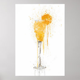 Cocktail Bucks Fizz Poster