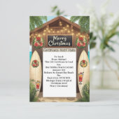 COCKTAIL cadeaubon voor kerstfeest (Staand voorkant)