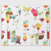cocktail cadeaupapier (Vlak)