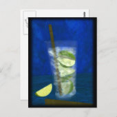 Cocktail: Caipirinha Briefkaart (Voorkant / Achterkant)