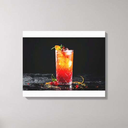 cocktail canvas afdruk (Voorkant)