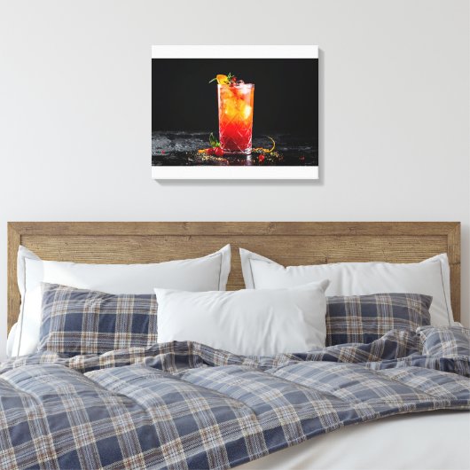 cocktail canvas afdruk (Insitu (Slaapkamer))
