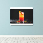 cocktail canvas afdruk (Insitu (Houten vloer))