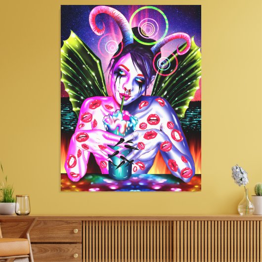 cocktail canvas afdruk (Insitu (Woonkamer))