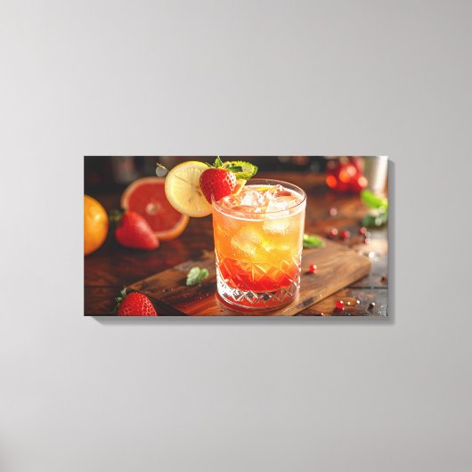 cocktail canvas afdruk (Voorkant)