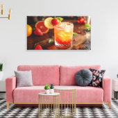 cocktail canvas afdruk (Insitu (Woonkamer))