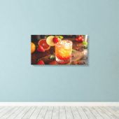 cocktail canvas afdruk (Insitu (Houten vloer))