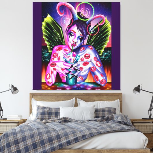 cocktail canvas afdruk (Insitu (Slaapkamer))