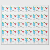 Cocktail cartoon-afbeelding cadeaupapier (Vlak)