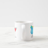 Cocktail cartoon-afbeelding espresso kop (Achterkant)