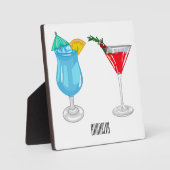 Cocktail cartoon-afbeelding fotoplaat (Voorkant)