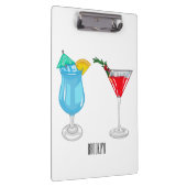 Cocktail cartoon-afbeelding klembord (Rechts)