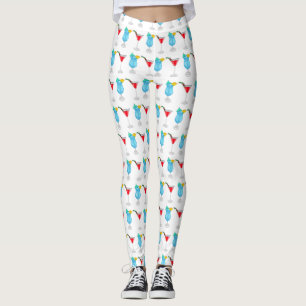 Cocktail cartoon-afbeelding leggings