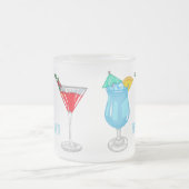 Cocktail cartoon-afbeelding matglas koffiemok (Center)