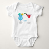Cocktail cartoon-afbeelding romper (Voorkant)