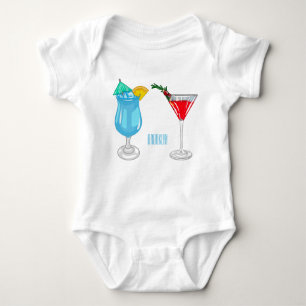 Cocktail cartoon-afbeelding romper