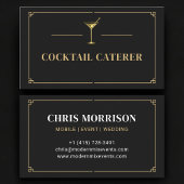 Cocktail Caterer Professional Visitekaartje