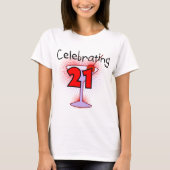 Cocktail Celebrating 21 T-shirts en cadeautjes (Voorkant)