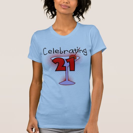 Cocktail Celebrating 21 T-shirts en cadeautjes (Voorkant)