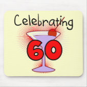 Cocktail Celebrating 60 Tshirts en cadeaus Muismat (Voorkant)