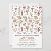 Cocktail Champagne 82ste verjaardag Kaart (Voorkant)