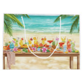 Cocktail Christmas Party for Hippo lovers  Groot Cadeauzakje (Achterkant)