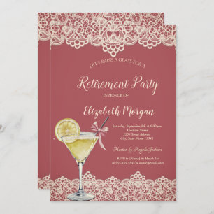 Cocktail Citroen Kant Rode Pensioen Kaart