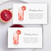 Cocktail Citrus - Display shower Informatiekaartje