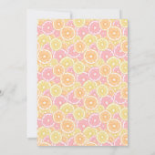 Cocktail Citrus Zomer Zwembad Party Strand Tropisc Kaart (Achterkant)