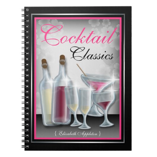 Cocktail Classics - Beverage Recipe Notitieboek (Voorkant)