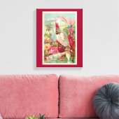 COCKTAIL COCKATOO PINK COCKATOO RETRO PRINT (Insitu (Woonkamer))