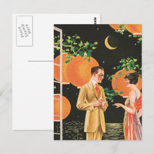 Cocktail Coversations Briefkaart (Voorkant / Achterkant)