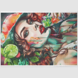 Cocktail Cutie Mojito Decoupage Papier