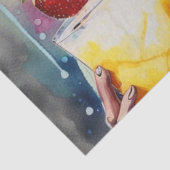 Cocktail Cuties - Pina Colada Meisje Decoupage Tissuepapier (Detail)