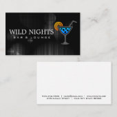 Cocktail drank | Club | Bar Visitekaartje (Voorkant / Achterkant)