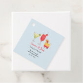 Cocktail drankjes Koppels bruisparty Dank je Bedankjes Labels (In situ)