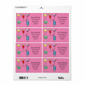 Cocktail Drink Assortment Thunder_Cove Etiket (Full Sheet)