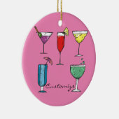 Cocktail Drink Assortment Thunder_Cove Keramisch Ornament (Rechts)