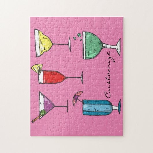 Cocktail Drink Assortment Thunder_Cove Legpuzzel (Verticaal)