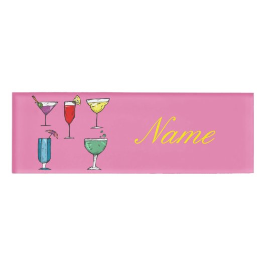 Cocktail Drink Assortment Thunder_Cove Naambadge (Voorkant)