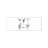 Cocktail Drink Assortment Thunder_Cove Rubberstempel (Afrduk)