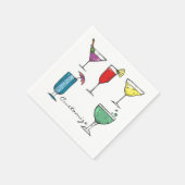 Cocktail Drink Assortment Thunder_Cove Servet (Hoek)