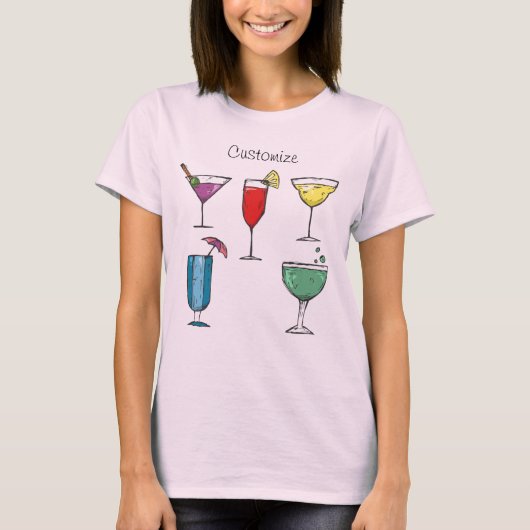 Cocktail Drink Assortment Thunder_Cove T-shirt (Voorkant)
