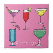 Cocktail Drink Assortment Thunder_Cove Tegeltje (Voorkant)