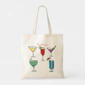 Cocktail Drink Assortment Thunder_Cove Tote Bag (Achterkant)